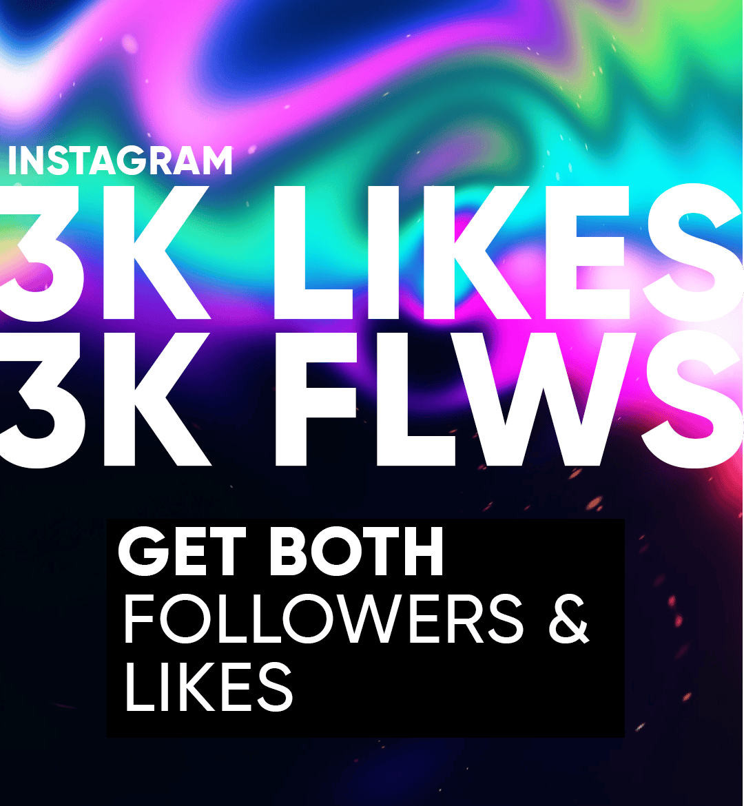 Instagram Limited Promotion 3,000 & Followers 3,000 Likes