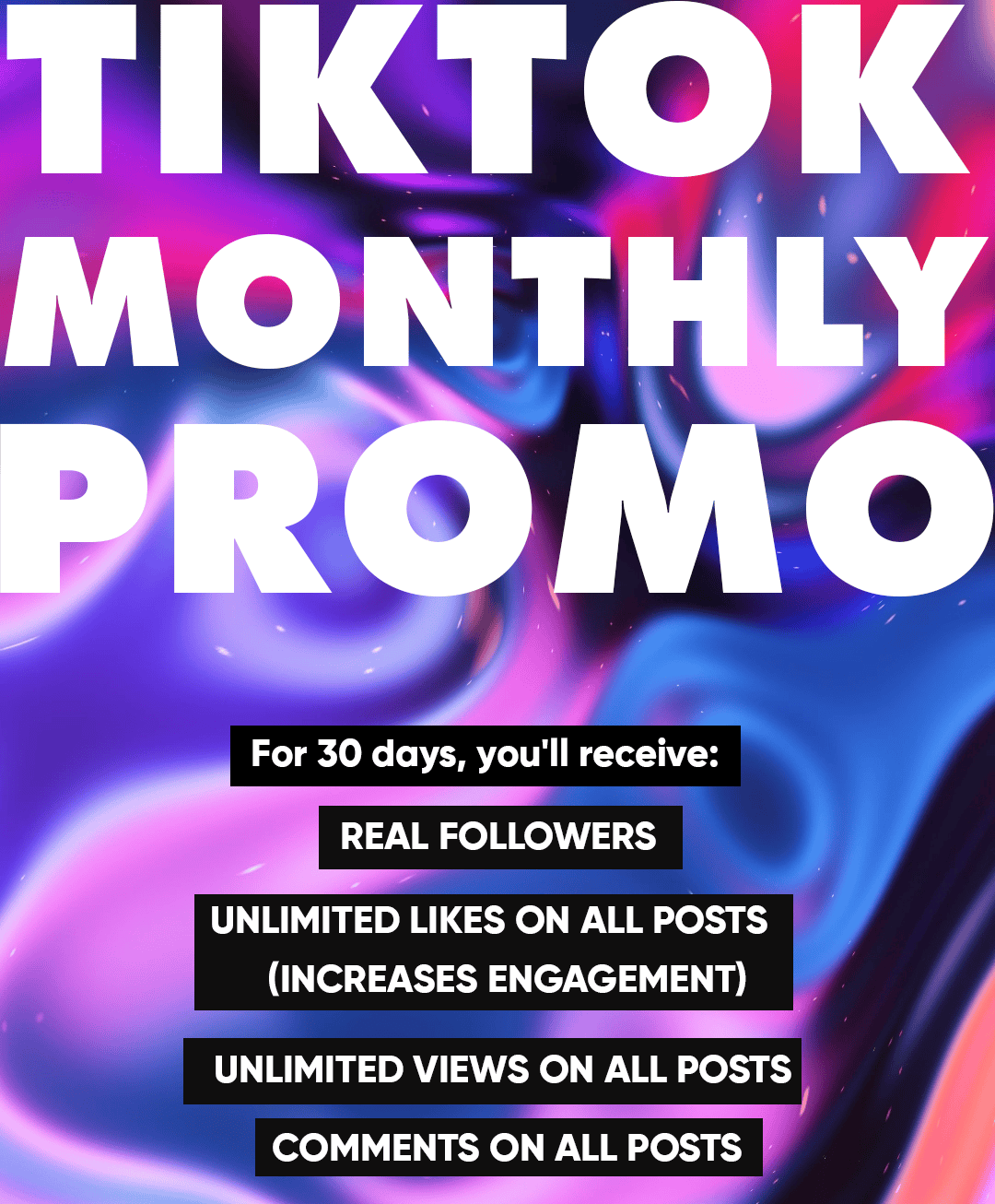 TikTok Monthly Growth Packages